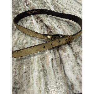 Vintage Two Blondes Belt New York Leather Small/Med